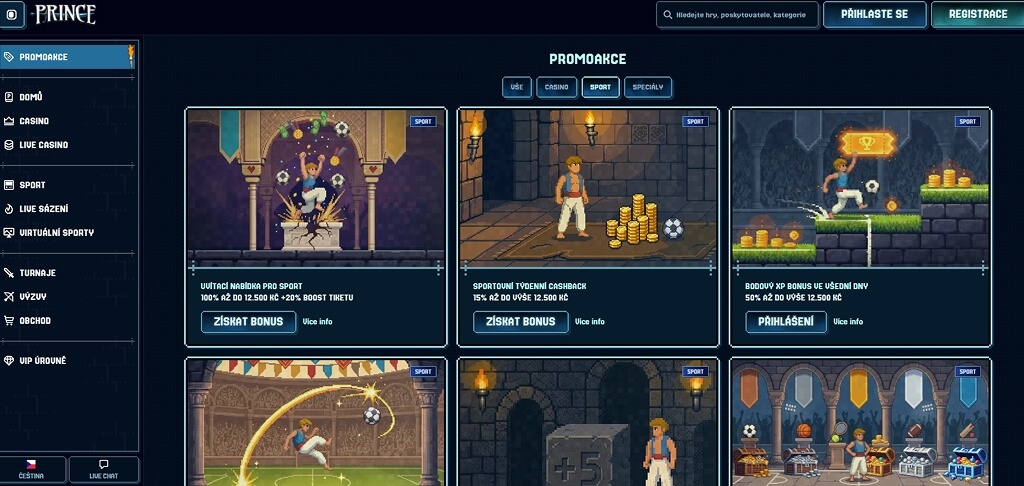 Propagační akce kasina Prince CS